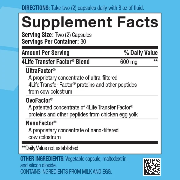 4Life Transfer Factor Tri Factor Formula - Imagen 3