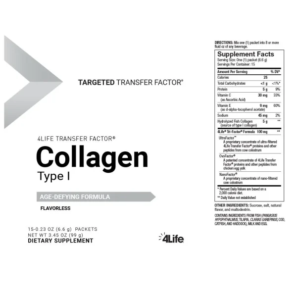 4Life Transfer Factor Colágeno Tipo I - Imagen 2